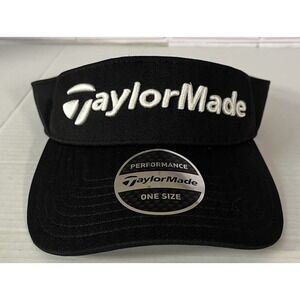 TaylorMade R15 Aero Burner Black Golf Visor Hat Headwear Adjustable‎ One Size